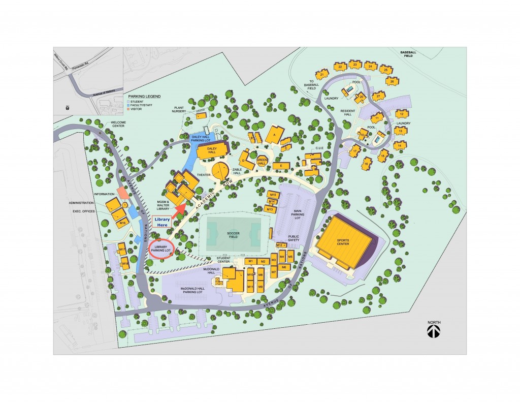 San Diego Campus Map Library